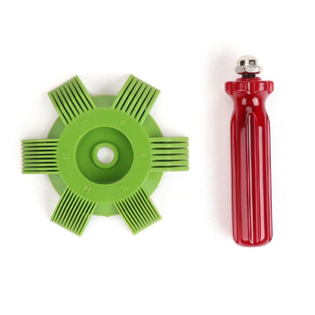 Limpiador y enderezador de aletas y sistema de enfriamiento automático para todos los vehículos