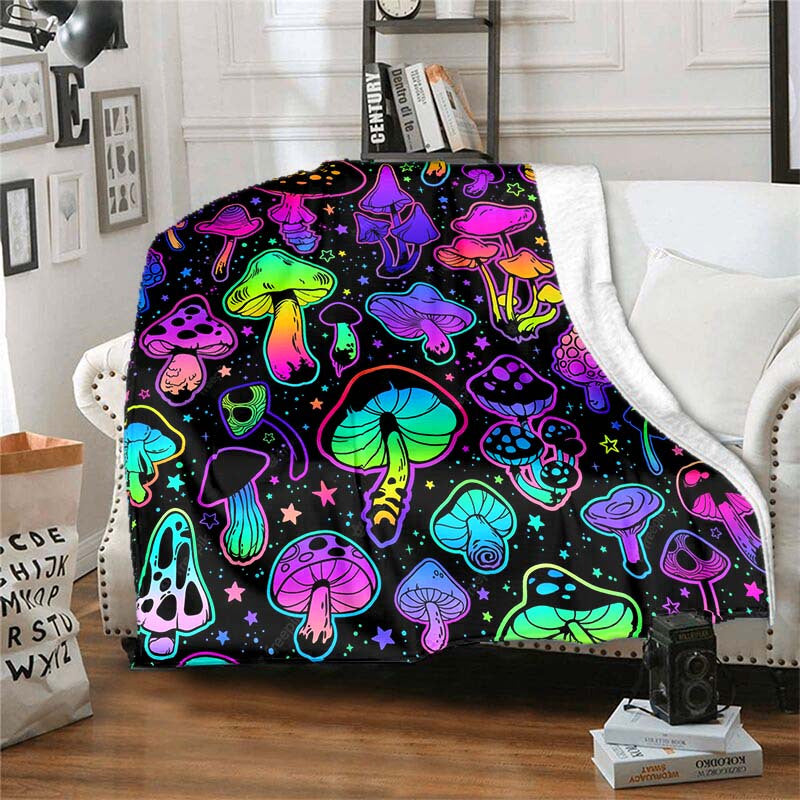 Мягкое фланелевое одеяло для дивана, кровати, путешествий и кемпинга, 1 шт., теплое и уютное