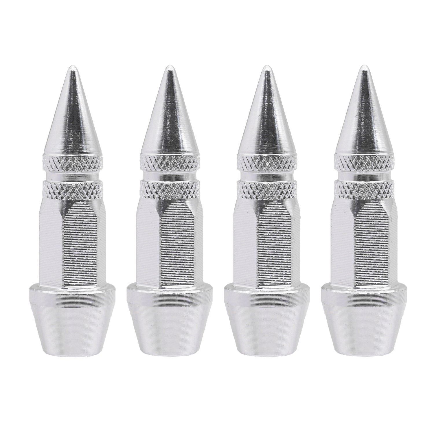 Juego de 4 tapas de válvula para rueda de neumático, ajuste universal para coche, motocicleta, bicicleta, tapas de aire para neumáticos