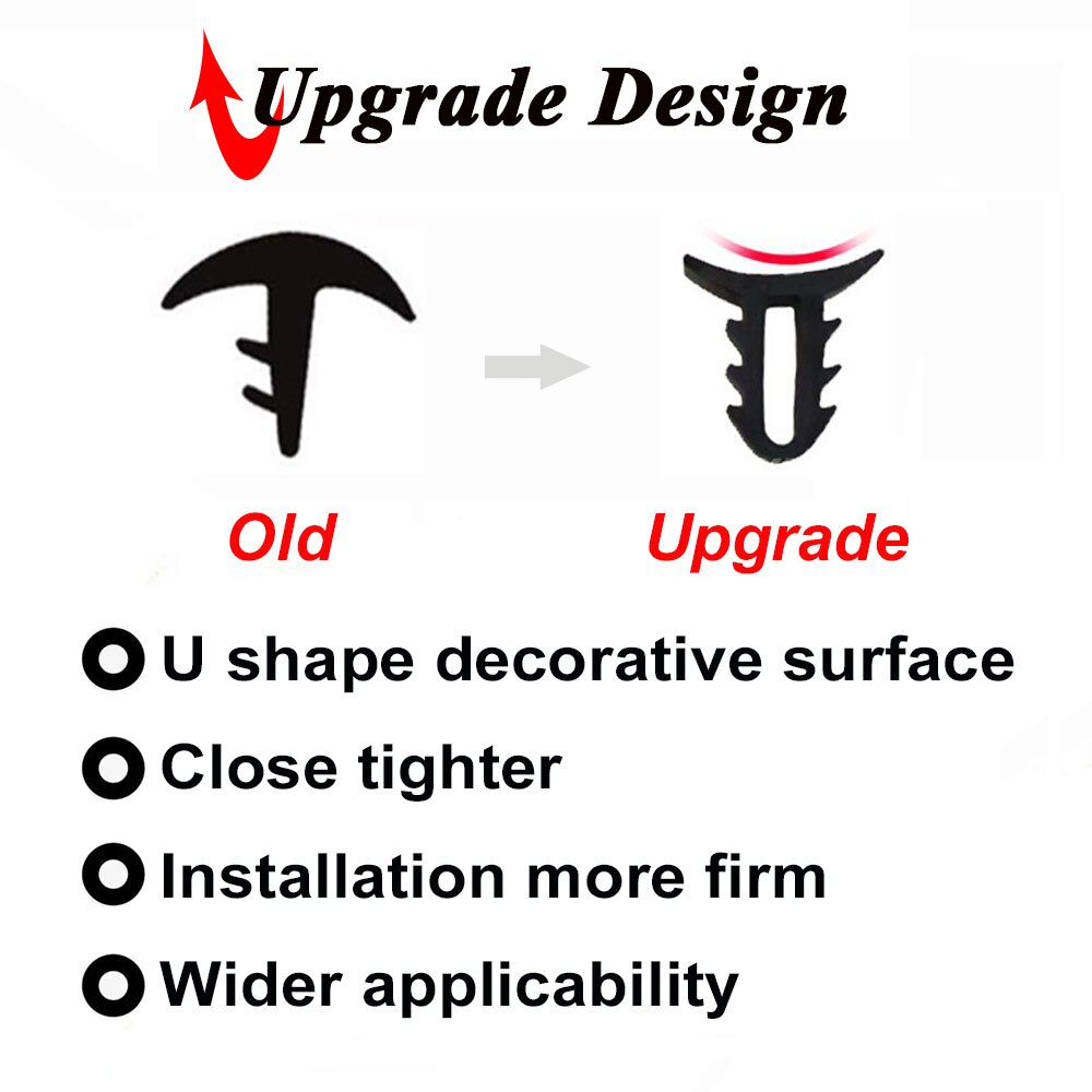 Universal avtomobil rezina yoping chiziq 1.6M shovqin, ovoz izolyatsiyasi, ob-havo shimgich