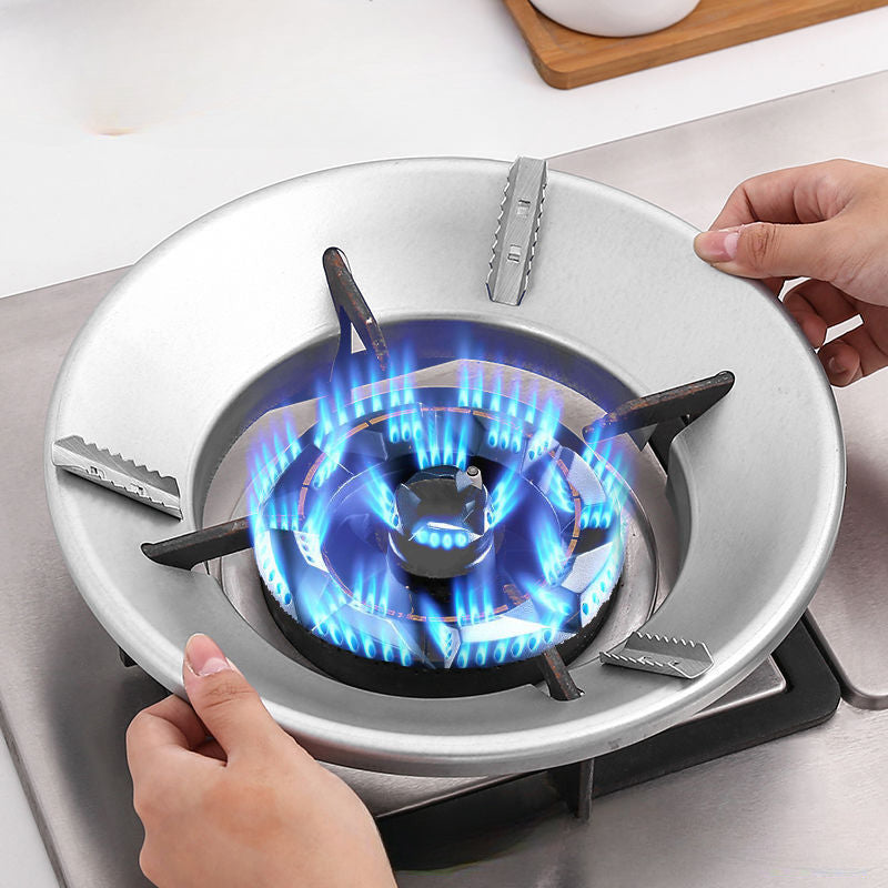 Gas Stove Cover with 8 Holes, Windproof and Heat Concentrating, Kitchen Use