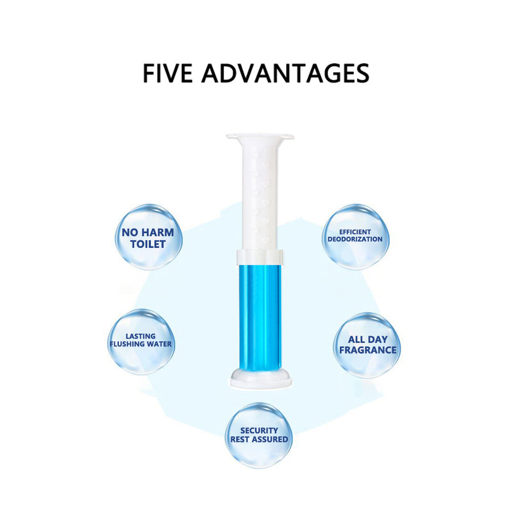 Juego de 6 sellos de gel para inodoro con diseño de flores para eliminación de olores y fragancia fresca