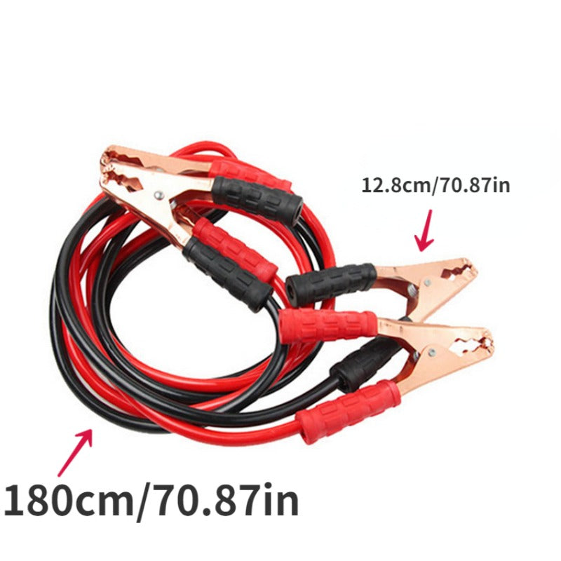 Car Battery Charger with 500A Power Start Booster Jumper Cables