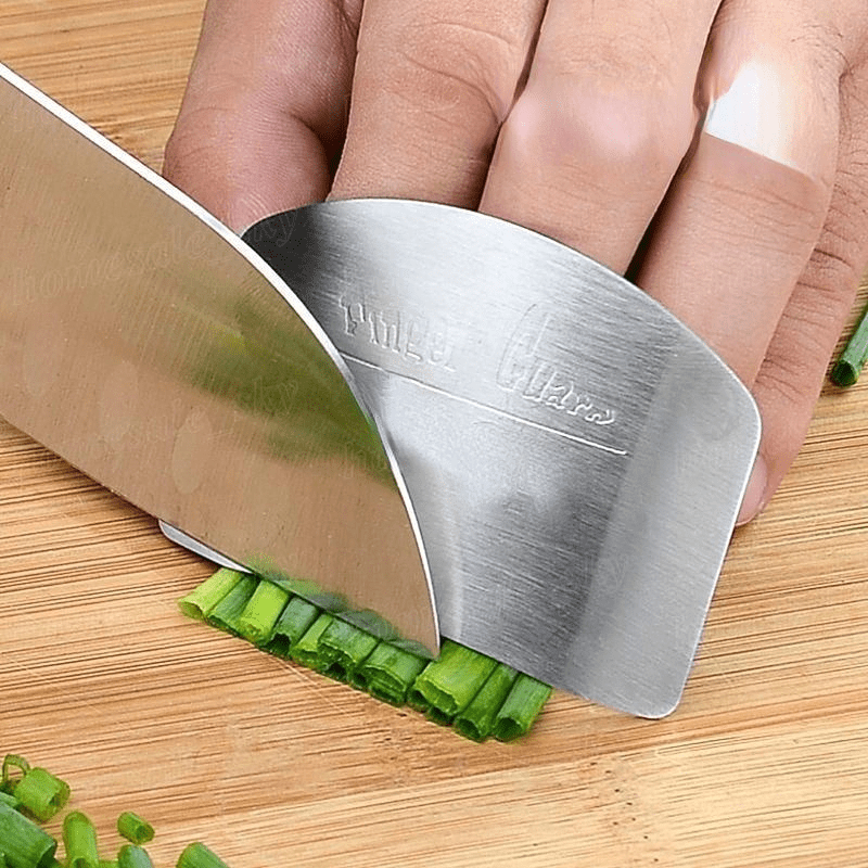 Finger Guard Stainless Steel Reusable Kitchen Safety Tool for Slicing
