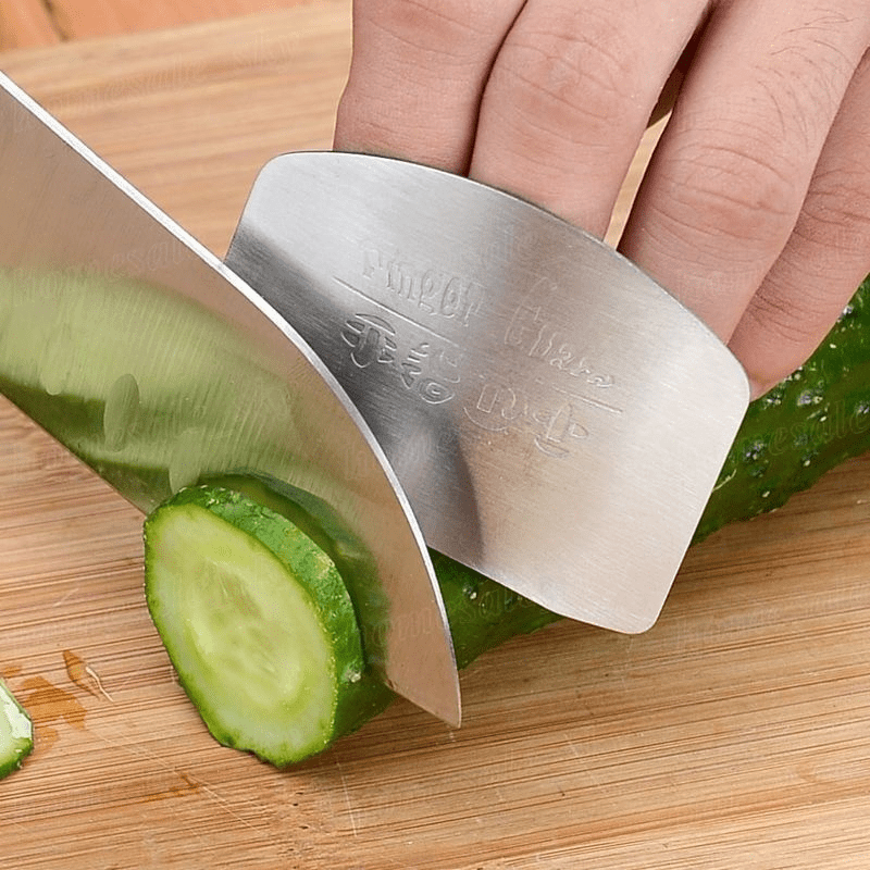 Finger Guard Stainless Steel Reusable Kitchen Safety Tool for Slicing
