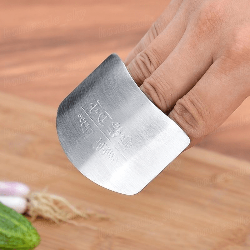 Finger Guard Stainless Steel Reusable Kitchen Safety Tool for Slicing