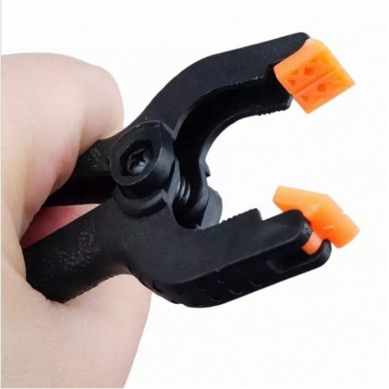 10 Pcs Plastic Spring Clamps 2 Inch Grip for DIY Woodworking Workbenches