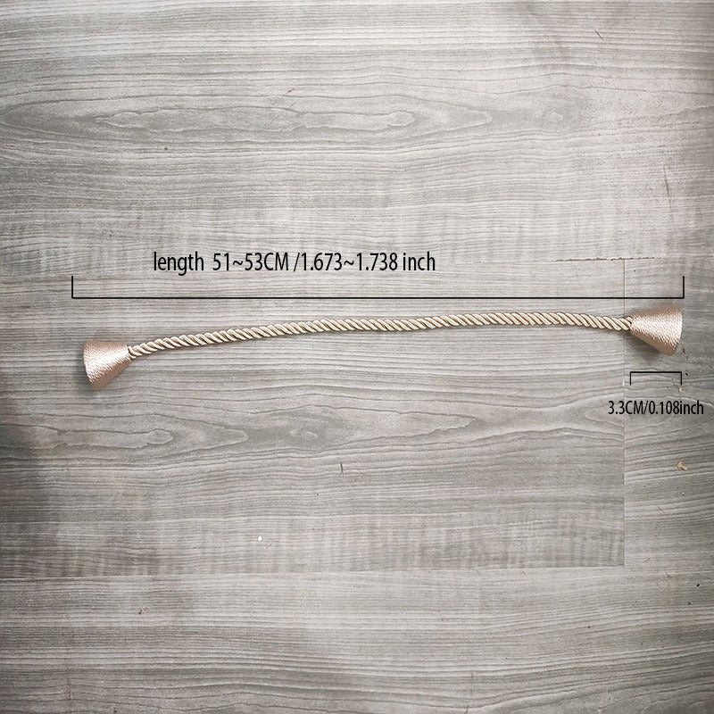 Set of 2 Handmade Rope Curtain Tiebacks for Decorative Drapes Living Room Window