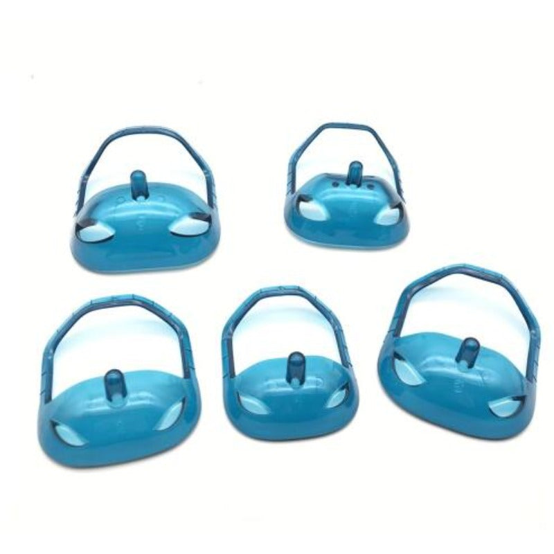 Men's Beard Styling Templates 5-Pack Mustache Goatee Shaper Shaving Tool