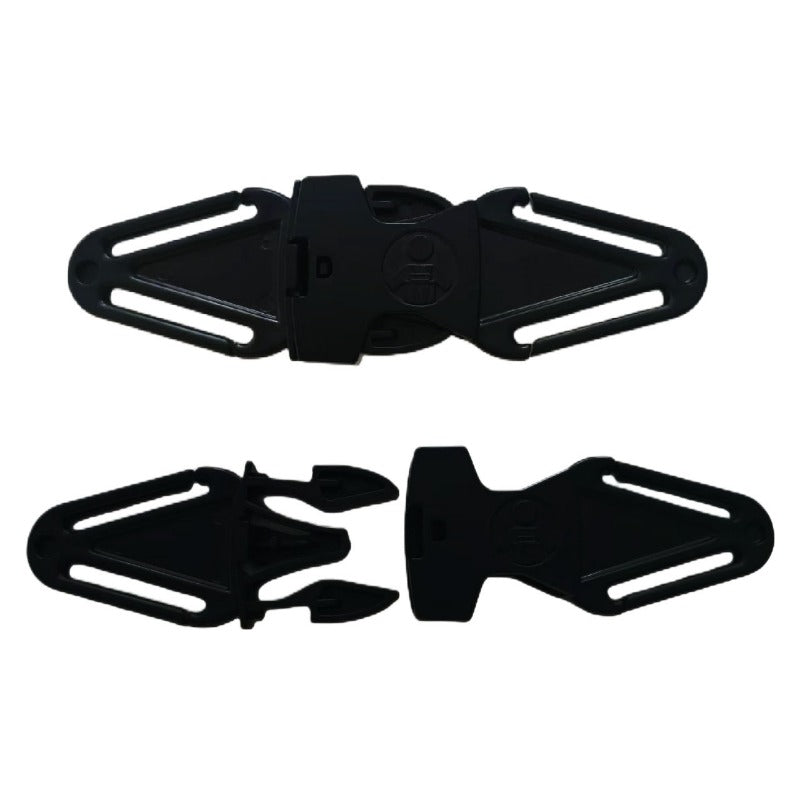 Car Seat Safety Accessories with Chest Buckle Dual Lock Fasteners and Anti-Detachment Clips