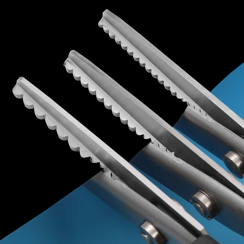 Stainless Steel Tailor Scissors with Comfort Grip Black Handle for Fabric Cutting