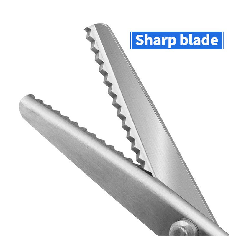 Stainless Steel Tailor Scissors with Comfort Grip Black Handle for Fabric Cutting