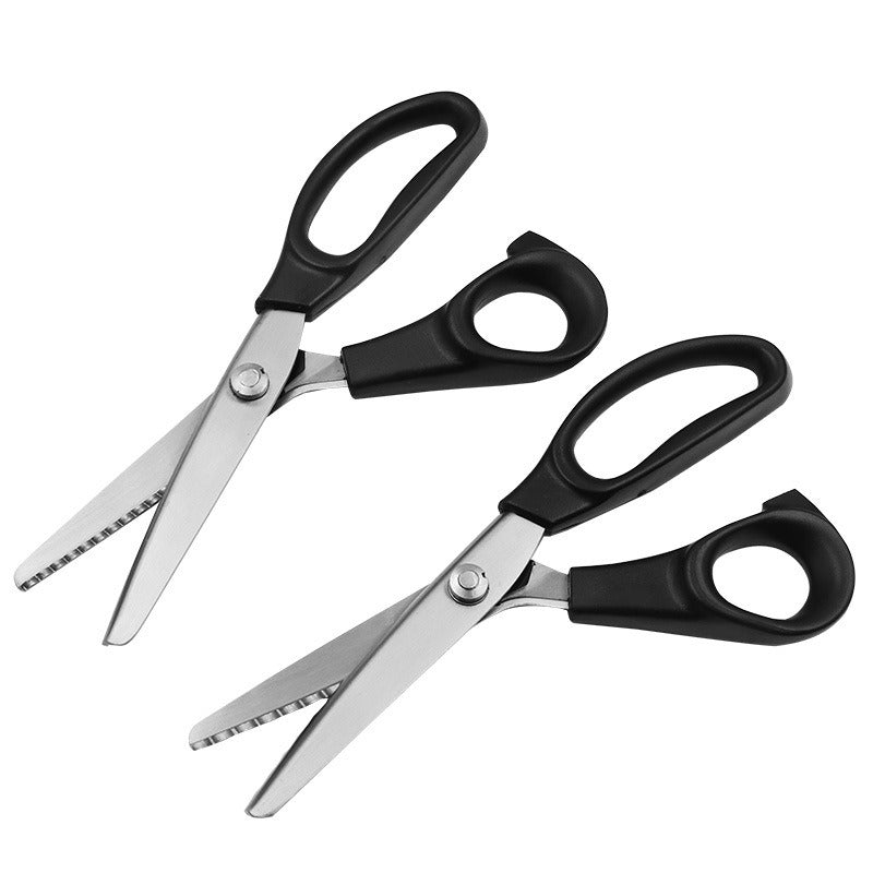 Stainless Steel Tailor Scissors with Comfort Grip Black Handle for Fabric Cutting