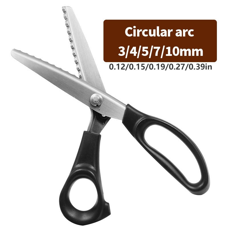 Stainless Steel Tailor Scissors with Comfort Grip Black Handle for Fabric Cutting