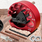 8-Hole Dowel Maker Jig Kit for Woodworking 8mm-20mm Round Rods Aluminum Alloy
