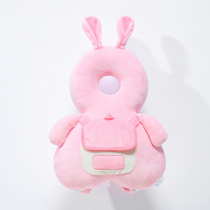 Kids Safety Pillow Yellow Adjustable Head Protection Pad with Fastening Belt