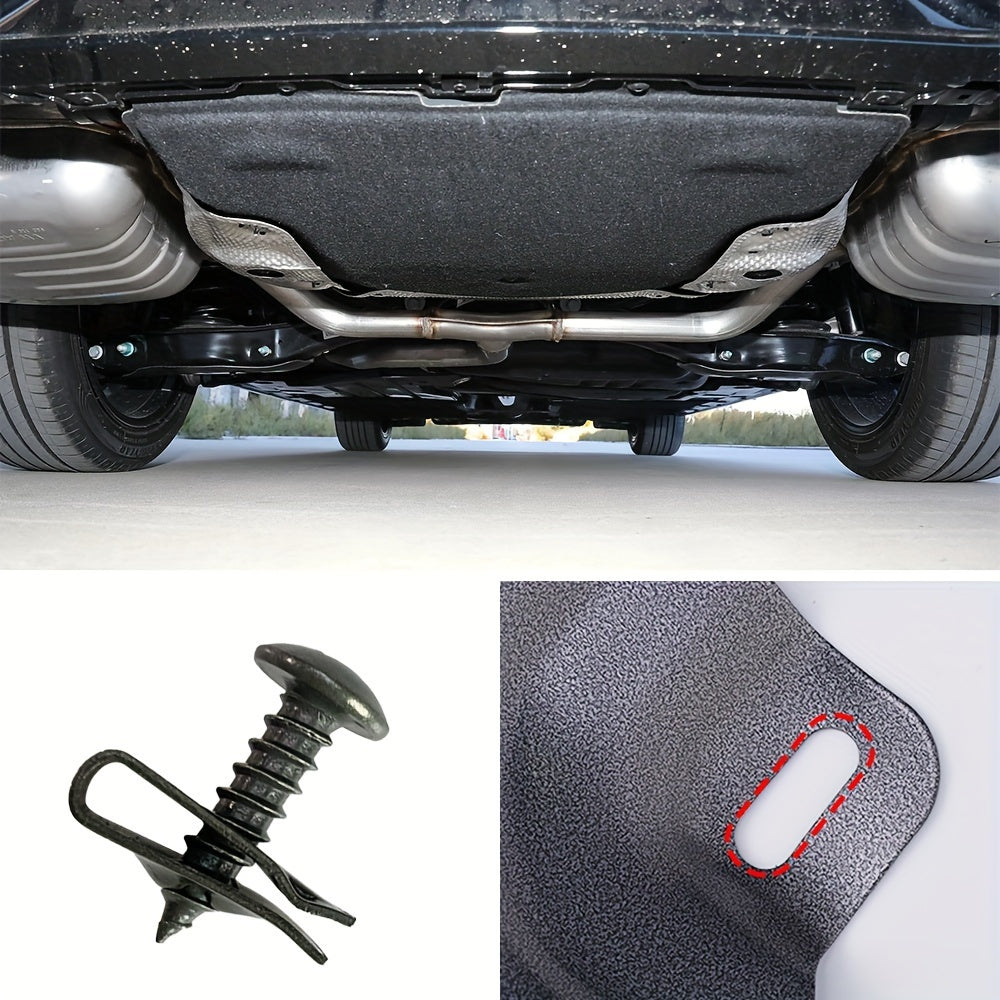 Car U-Clip Screws Set for Interior Fender Bumper Rustproof Metal Repair