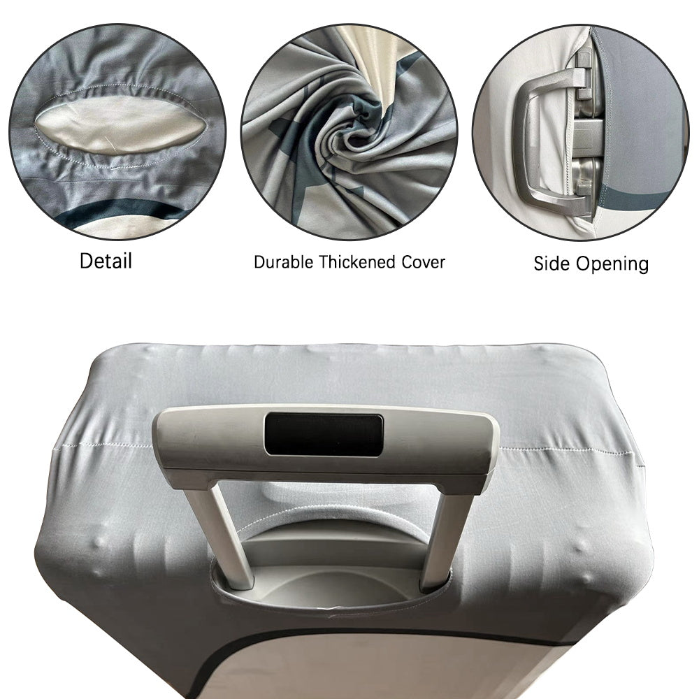 Cartoon Patterned Elastic Luggage Cover for Travel Suitcase or Duffle Case