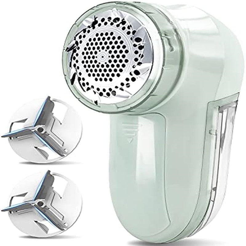 Portable USB Fabric Shaver for Sweaters Clothes with Steel Blades and Protective Net