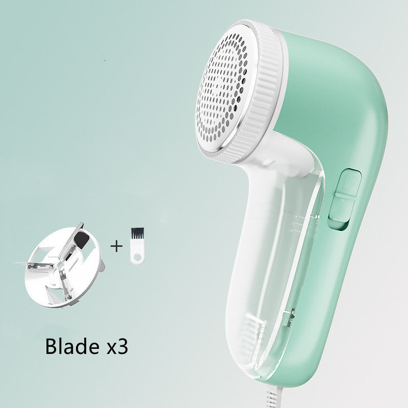Portable USB Fabric Shaver for Sweaters Clothes with Steel Blades and Protective Net