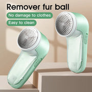 Portable USB Fabric Shaver for Sweaters Clothes with Steel Blades and Protective Net