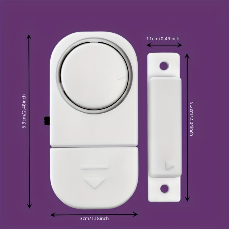 Wireless Home Security Alarm System with Magnetic Door and Window Sensors