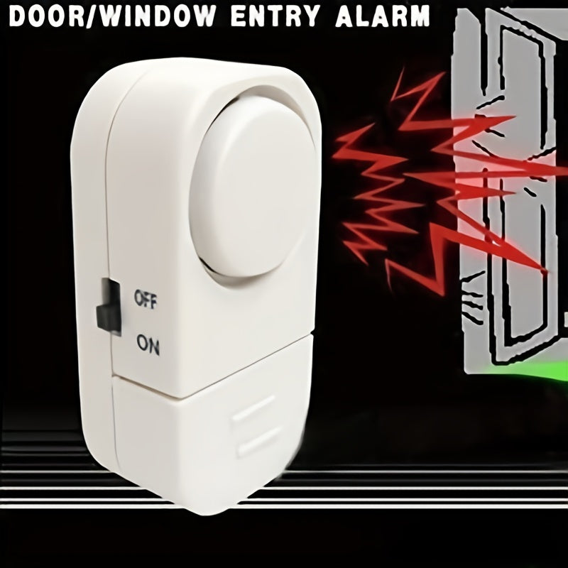 Wireless Home Security Alarm System with Magnetic Door and Window Sensors