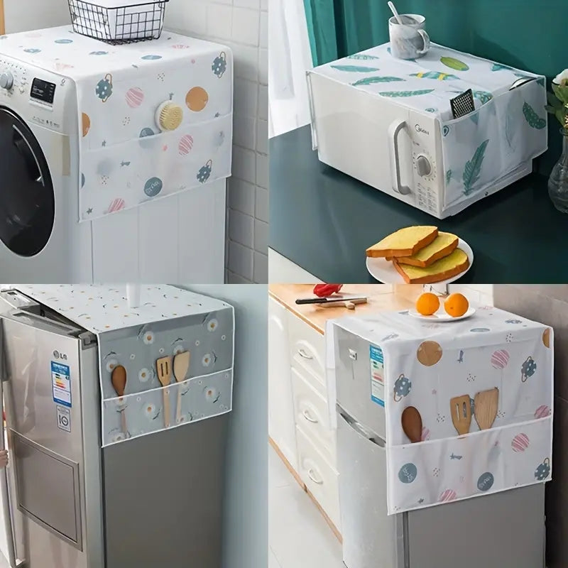 Чехол для техники в скандинавском стиле, водонепроницаемый, защитный от пыли, для микроволновки, холодильника, духовки, стиральной машины