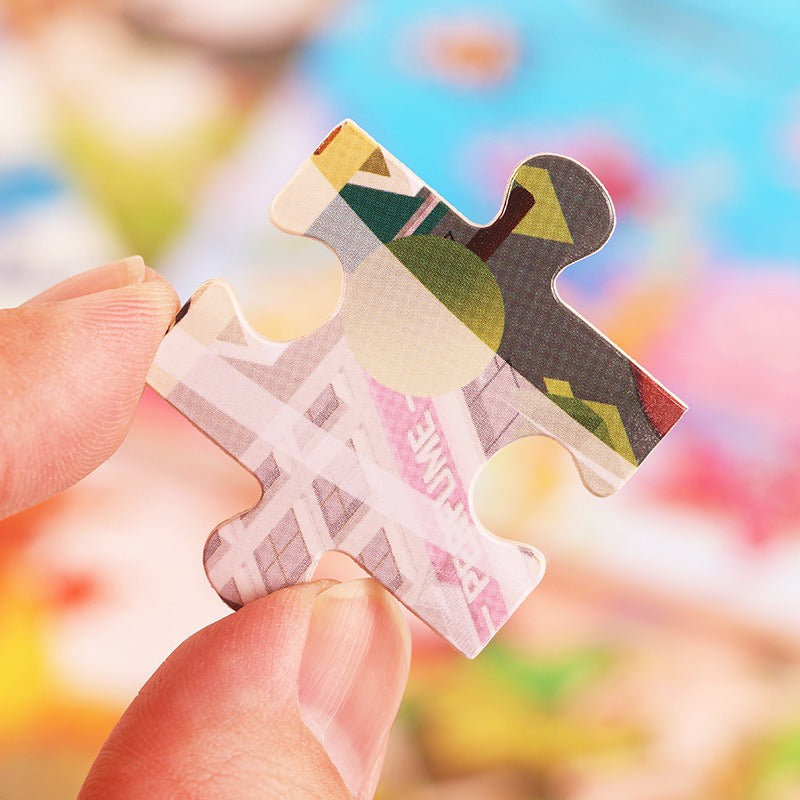 30-детальный деревянный пазл с динозаврами для детей, образовательная игрушка с красочной картой