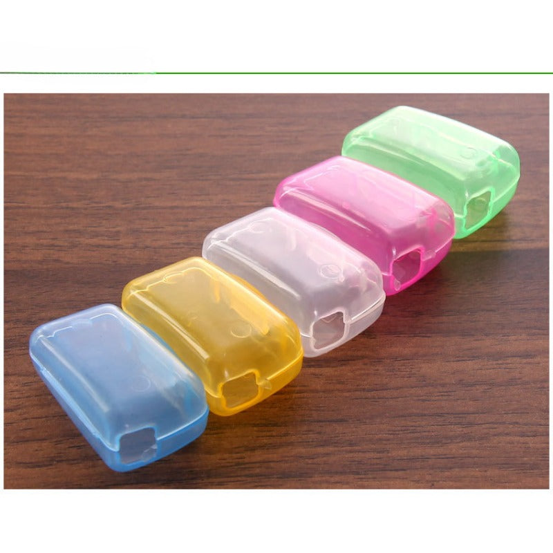 5pcs Portable Toothbrush Head Cover Case Storage Box Toothbrush Protector Cap