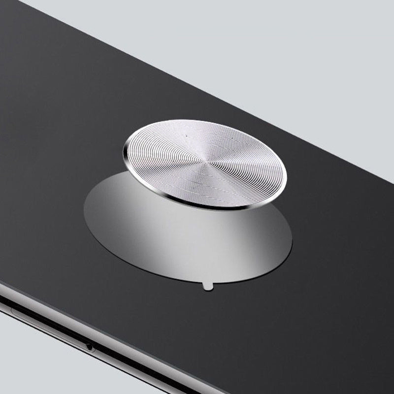 4pcs Magnetic Metal Car Phone Holder Plates for Support and Navigation