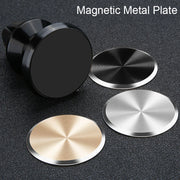 4pcs Magnetic Metal Car Phone Holder Plates for Support and Navigation