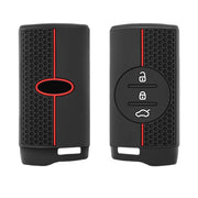 Universal Silicone Car Remote Cover Scratch-Resistant Red Grip