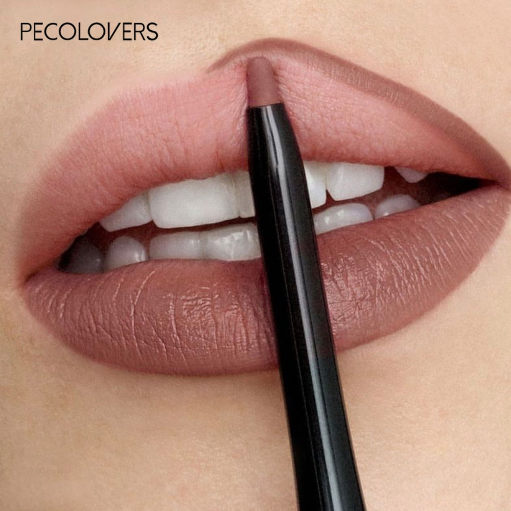 Women's Waterproof Matte Lip Liner Pencil Long-Lasting Makeup