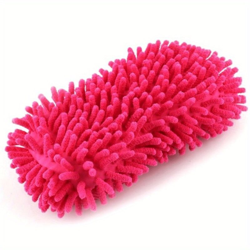 Guantes de lavado de microfibra de chenilla para coche, limpieza de automóviles, felpa de coral