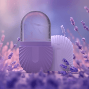 Yuz va ko'z uchun pushti silikon muz roliki, po'latni siqish, qora doiralarni kamaytirish, foydalanish uchun qulay.