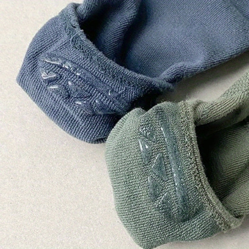 Breathable Mesh Five Finger Socks Polyester Spandex Knit Solid Color Non-Slip Low-Top