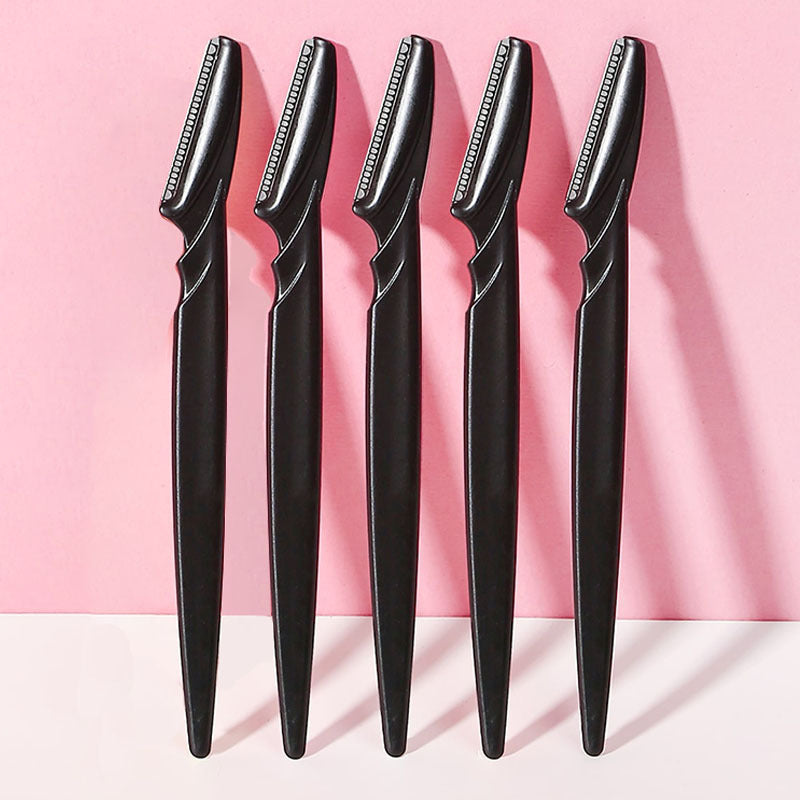 Kit de maquinillas para cejas para mujer y hombre 5 piezas, herramientas exfoliantes para el rostro y dermaplaning