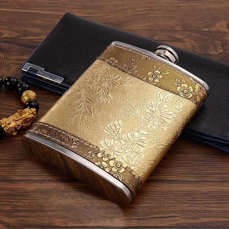 8oz Stainless Steel Flask Portable Durable Outdoor Gift for Men Women