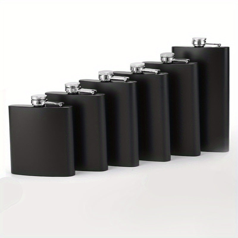 Stainless Steel Frosted Hip Flask 6oz Portable Liquor Bottle for Travel and Gift