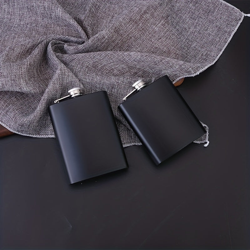 Stainless Steel Frosted Hip Flask 6oz Portable Liquor Bottle for Travel and Gift