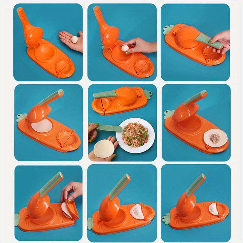 Dumpling Maker and Dough Press Non-Stick Kitchen Tool for Easy Dumplings
