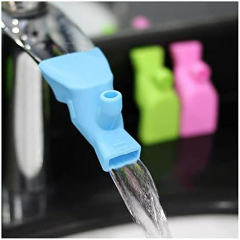 Set of 3 Silicone Faucet Extenders for Bathroom and Kitchen Sink