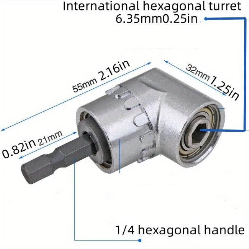 Электрический угловой ключ с головкой 105 градусов, отвертка, аппаратные аксессуары