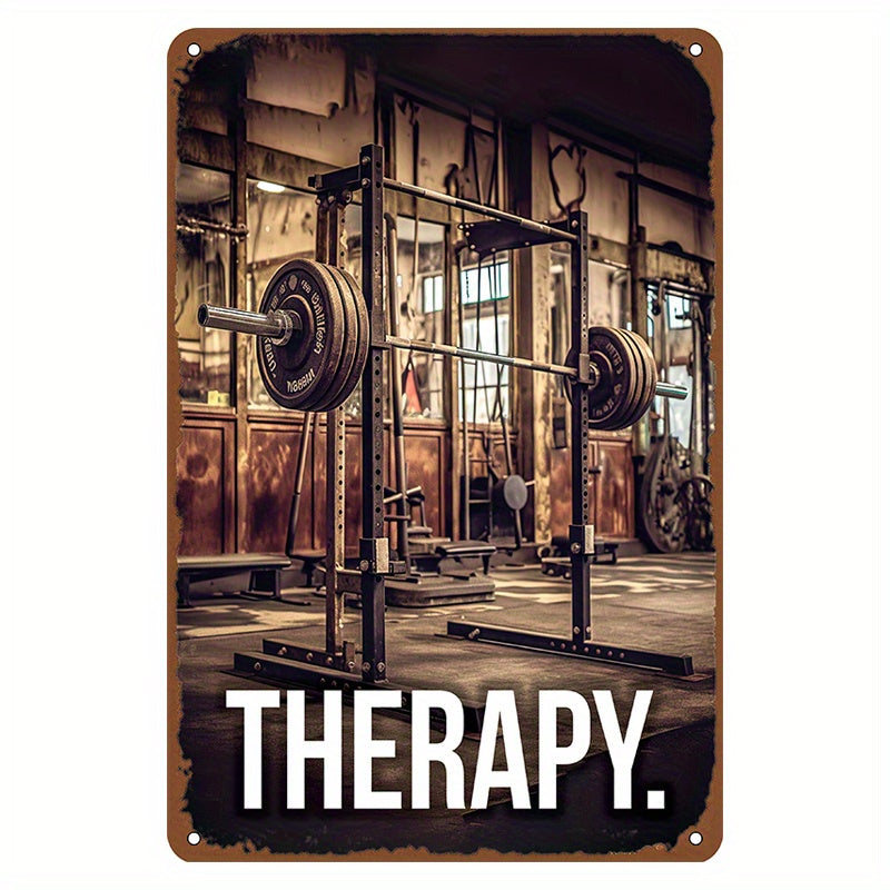 Metal Sign for Gym Room Fitness Decor Tin Sign Home Wall Art