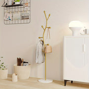 Freestanding Metal Coat Rack, Scandinavian Style, Versatile for Living Room and Bedroom