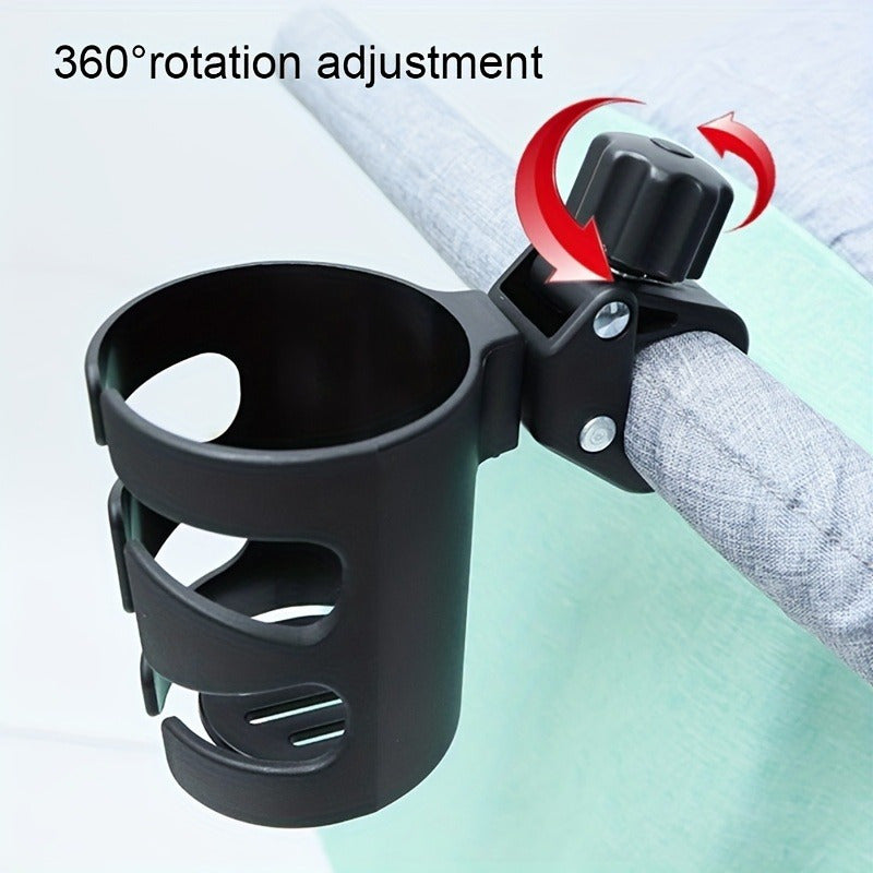 360° Rotating Cup Holder for Strollers Prams Wheelchairs