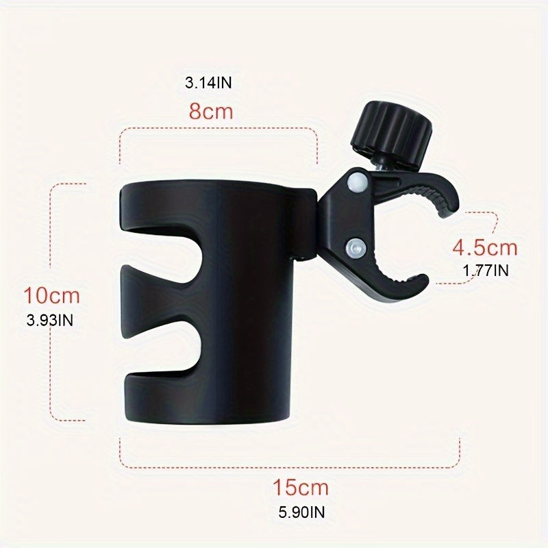 360° Rotating Cup Holder for Strollers Prams Wheelchairs