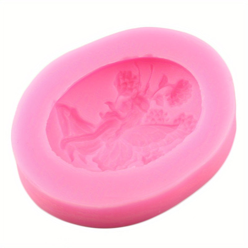 Oval Frame Silicone Mold for Cake Decorating Cupcake Toppers Fondant Candy Chocolate Soap Resin