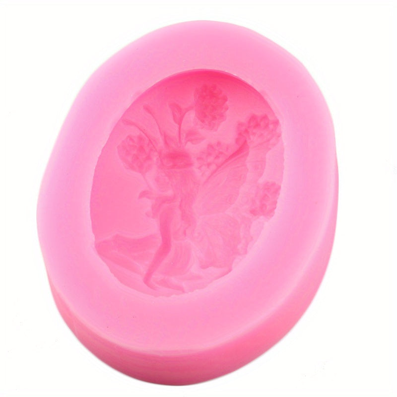 Oval Frame Silicone Mold for Cake Decorating Cupcake Toppers Fondant Candy Chocolate Soap Resin